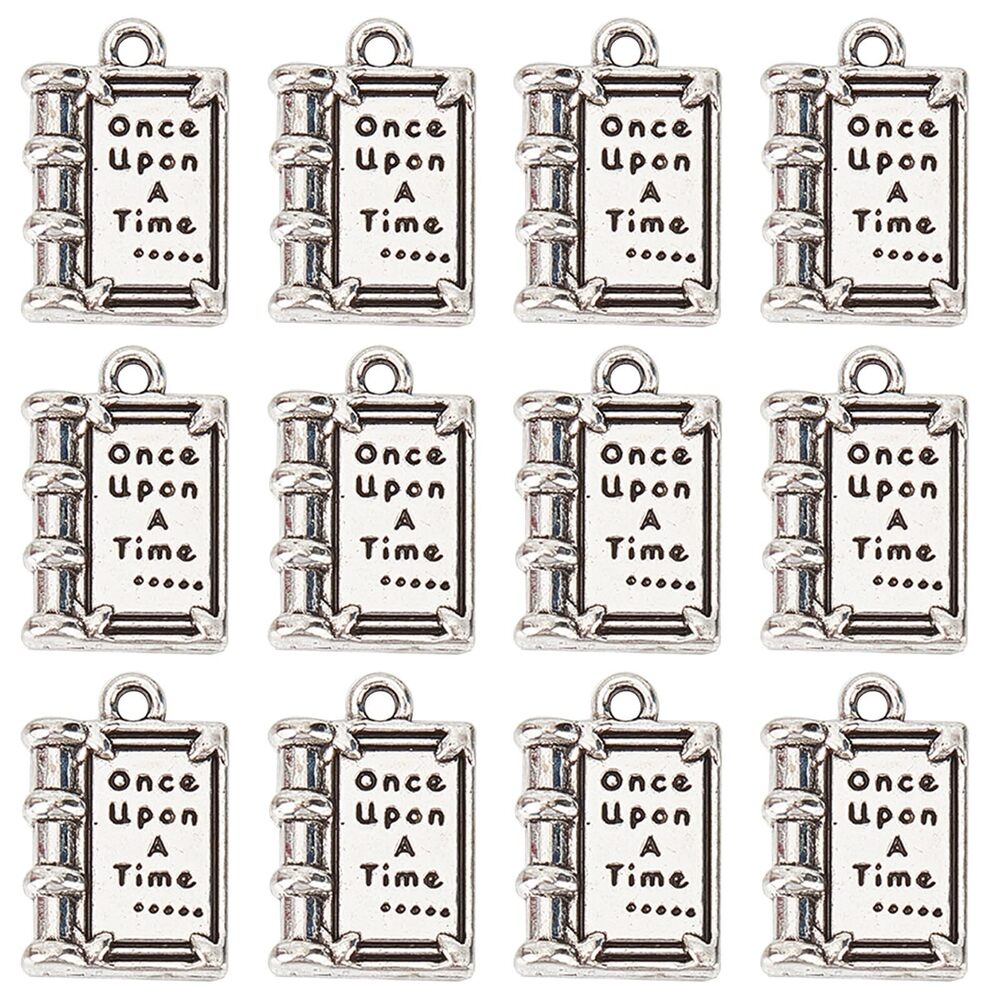 1675 1 Box 80Pcs Book Charms Inspirational Message Graduation Book Charm